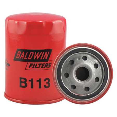 BALDWIN FILTERS Oil Filter, Spin-On, Full-Flow B113