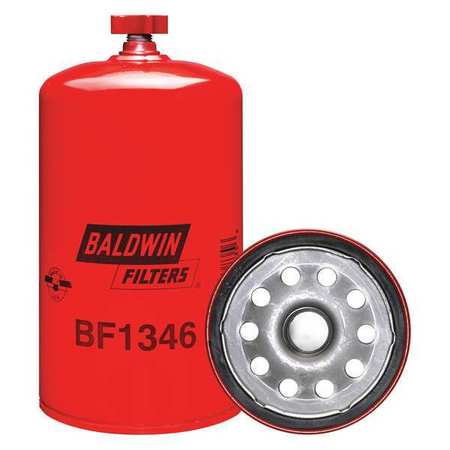 Baldwin Filters Fuel Filter, 8-9/32 x 4-1/4 x 8-9/32 In BF1346