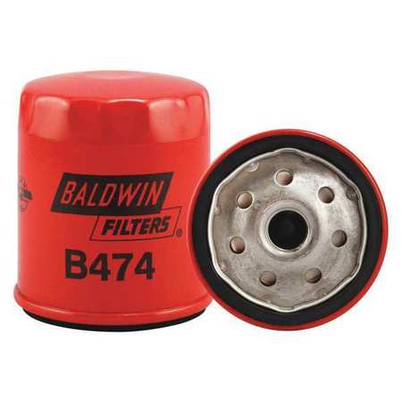 BALDWIN FILTERS Oil Filter, Spin-On, Full-Flow B474