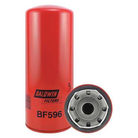 Baldwin Filters Fuel Filter, 11 7/32 in Length, 4 21/32 in Outside Dia BF596