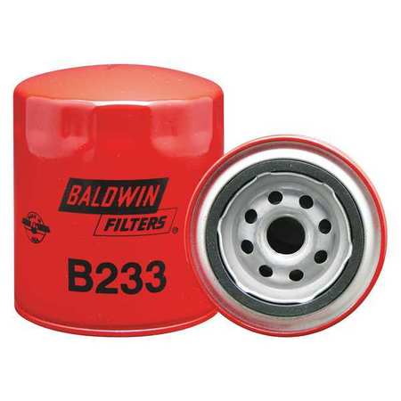 BALDWIN FILTERS Oil Filter, Spin-On, Full-Flow B233