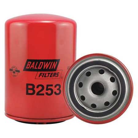 BALDWIN FILTERS Oil Filter, Spin-On, Heavy Duty, Full-Flow B253