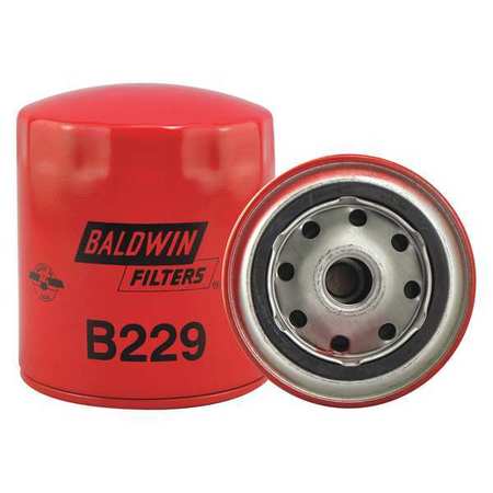 BALDWIN FILTERS Oil Filter, Spin-On, Full-Flow B229