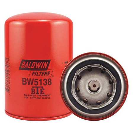 BALDWIN FILTERS Coolant Filter, 3-11/16 x 5-3/8 In BW5138