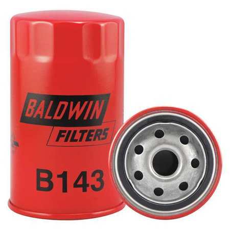 BALDWIN FILTERS Oil Filter, Spin-On, Full-Flow B143