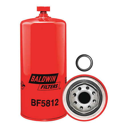 Baldwin Filters Fuel Filter, 8-27/32x3-11/16x8-27/32 In BF5812