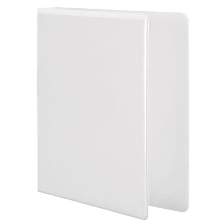 Zoro Select 3" Round Binder, Heavy Duty, White W363-49WAPP1