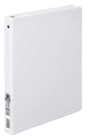 Zoro Select 1/2" Round Ring Basic Binder, White W362-13WPP