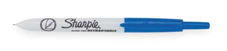 Sharpie Blue Permanent Marker, Ultra Fine Tip, 12 PK 1735792