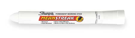SHARPIE White Mean StreakMarking Stick, Bullet Tip, 12 PK 85018