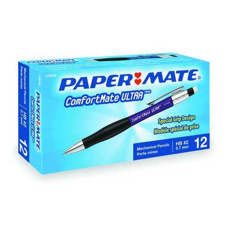 Paper Mate Mechanical Pencil, 0.7mm, PK12 1738798