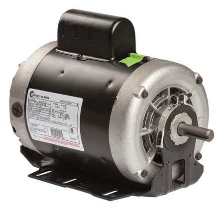 Century Capacitor-Start Belt Drive Motor, 1 1/2 HP, 56 Frame, 115/208-230V AC Voltage, 3,450 Nameplate RPM B722L