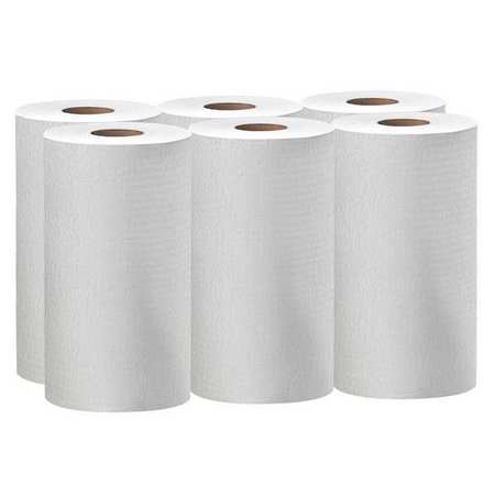 KIMBERLY-CLARK PROFESSIONAL Dry Wipe Roll, White, Roll, Hydroknit, 130 Wipes, 19 1/2 in x 13 1/2 in, 6 PK 35421