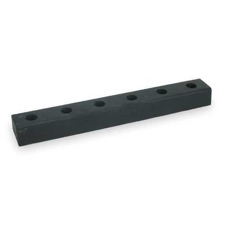 ZORO SELECT Dock Bumper, 30x3x4-1/2 In., Rubber, PK2 2MYP9