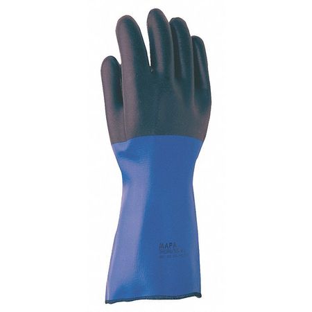 MAPA 17" Chemical Resistant Gloves, Neoprene, 10, 1 PR 338600
