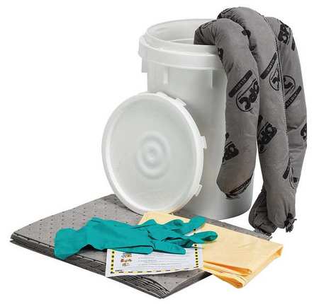 Brady 6.5-Gallon Bucket Spill Control Kit - Universal Application, TAA Approved SKA-BKT-TAA