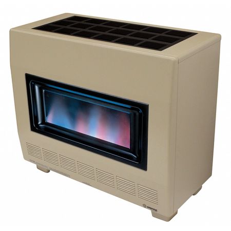 Empire Comfort Systems Gas Fired Room Heater, 16 In. D, 34 In. W RH50BLP