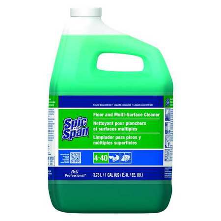 SPIC AND SPAN Floor Cleaner, 1 gal., Green, PK3 02001