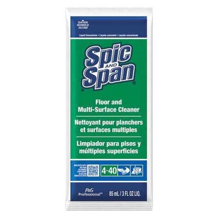 SPIC AND SPAN Floor Cleaner, 3 oz., Green, PK45 02011