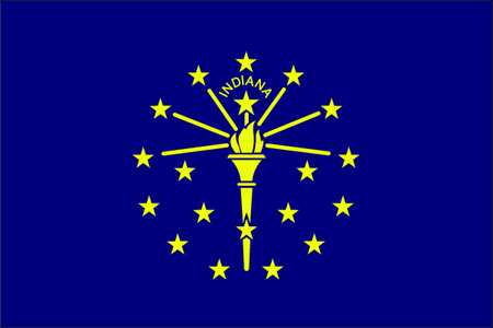 Nylglo Indiana State Flag, 3x5 Ft 141660
