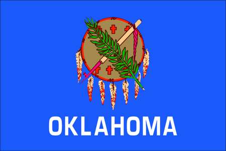 NYLGLO Oklahoma State Flag, 3x5 Ft 144360