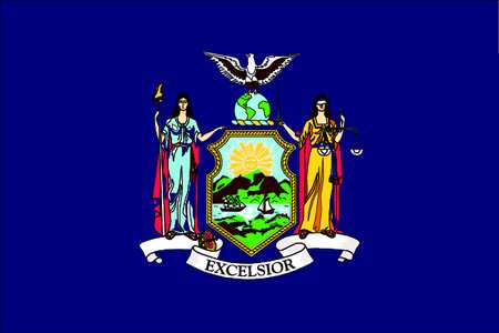 NYLGLO New York State Flag, 3x5 Ft 143860