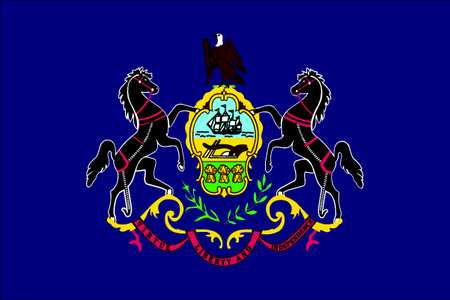 Nylglo Pennsylvania State Flag, 3x5 Ft 144660
