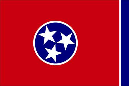 NYLGLO Tennessee State Flag, 3x5 Ft 145160