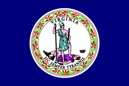Nylglo Virginia State Flag, 3x5 Ft 145660