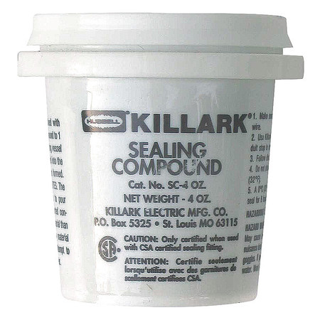 KILLARK Sealing Compound, 4 Oz SC-4OZ