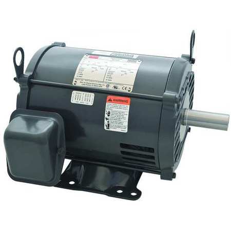 DAYTON 3-Phase General Purpose Motor, 3 HP, 182/4T Frame, 208-230/460V AC Voltage, 1,770 Nameplate RPM 2NKY8