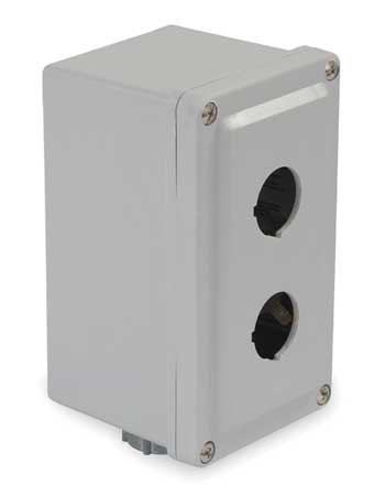 SCHNEIDER ELECTRIC Pushbutton Enclosure, 30mm, 2 Hole, Plastic 9001SKY2