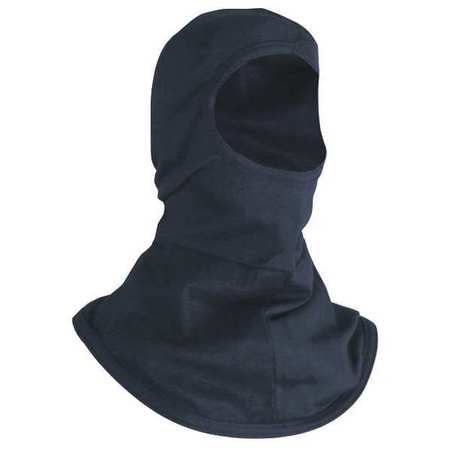 National Safety Apparel Flame Resistant UltraSoft Knit Hood, 12 cal/sq cm, NFPA 70E Arc-Rated, FR Balaclava, Navy, One Size H11RY