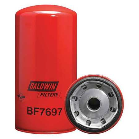 Baldwin Filters Fuel Filter, 9-19/32x4-21/32x9-19/32 In BF7697