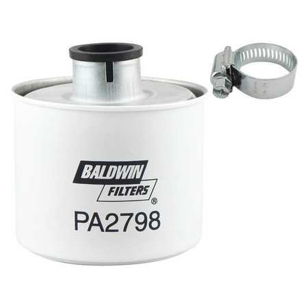 Baldwin Filters Air Filter, 3-15/32 x 3-5/8 in. PA2798