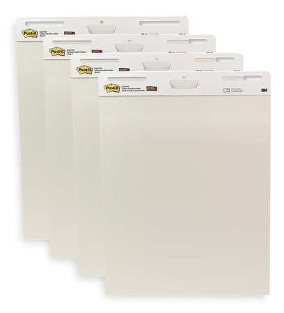 POST-IT Easel Pad, Plan, 30 In., White, PK4 559VAD4PK