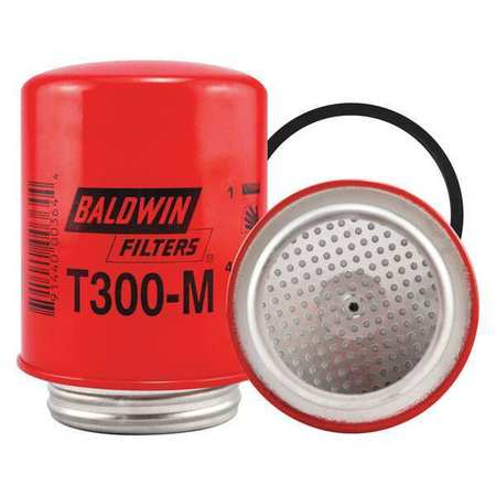 BALDWIN FILTERS Oil Filter, Spin-On, By-Pass, Vac-Cel T300M
