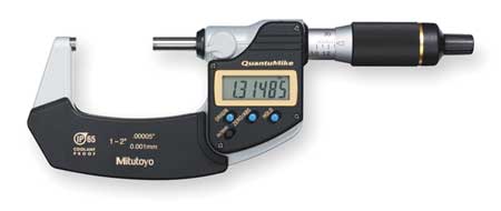 Mitutoyo Electronic Micrometer, 1 to 2", IP65 293-186-30