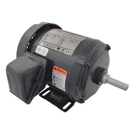 DAYTON 3-Phase General Purpose Motor, 1/2 HP, 56 Frame, 208-230/460V AC Voltage, 1,745 Nameplate RPM 2N865