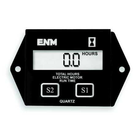Enm AC/DC Electric Motor Hour Meter, 5 Digit MT101R