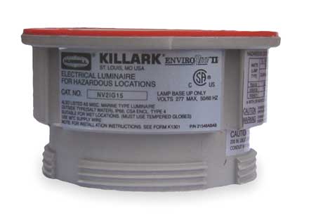 KILLARK Incandescent Light Fixture, A19/A21 NV2IG15