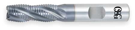 OSG End Mill, Roughing, Co, TiCN, 1 In, 5 FL, Sq 4560908
