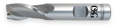 OSG End Mill, Cobalt, 1, 2 FL, SGL Sq End, CC 5205100