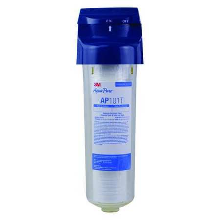 3M Aqua-Pure Whole House Water Filtration System Filter, NPT, 5 micron, 8 gpm, 14-7/8 in H, Plastic, Clear 5530002