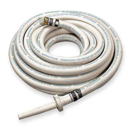 CONTINENTAL 3/4" ID x 50 ft EPDM Coupled Washdown Hose WT 20069315