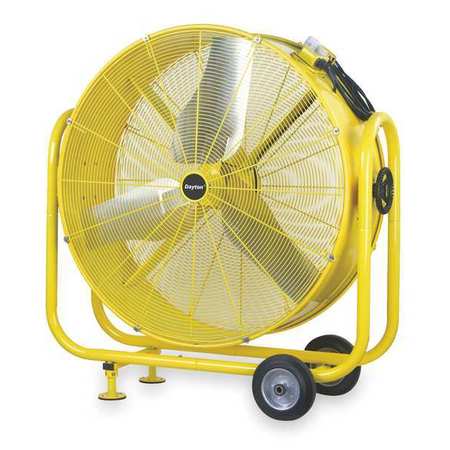 DAYTON Mobile Outdoor Air Circulator 42" Non-Oscillating, 120VAC, 9000/15,000 CFM 2RDZ4