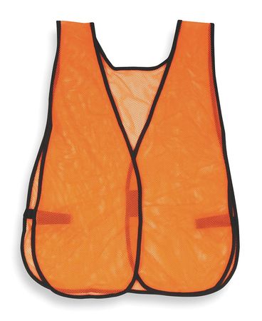 Condor XL-3XL Safety Vest, Orange 4CWE1