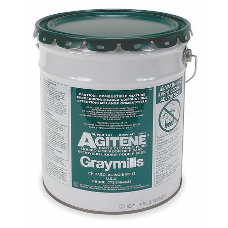 Graymills Solvent, Cleaning, 5 Gal M5005-141