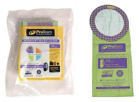 Proteam Vacuum Bag, Paper Bag, 10 PK 100331
