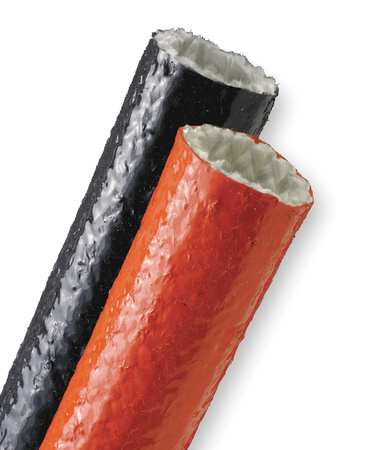 TECHFLEX Sleeving, 2 In Heat Resistant, Red, 25 Ft FIN2.00RD25